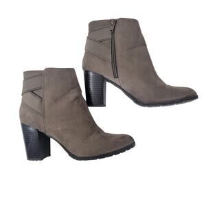 A New Day Candyce Zip Ankle Boot Bootie - Size 8.5 Casual Work